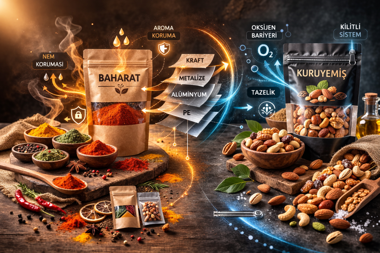 Baharat ve Kuruyemişte Doypack Ambalaj Seçimi