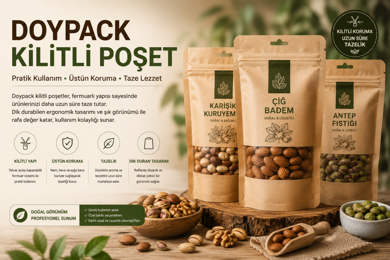 Doypack Kilitli Poşet