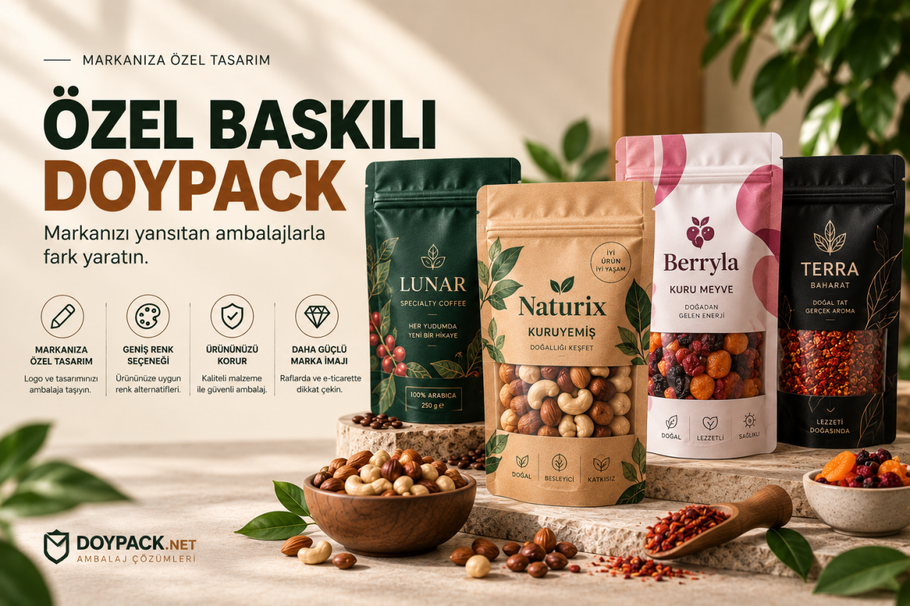 Özel Baskılı Doypack Ambalaj