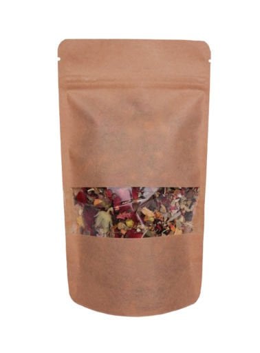 Kraft Pencereli Doypack