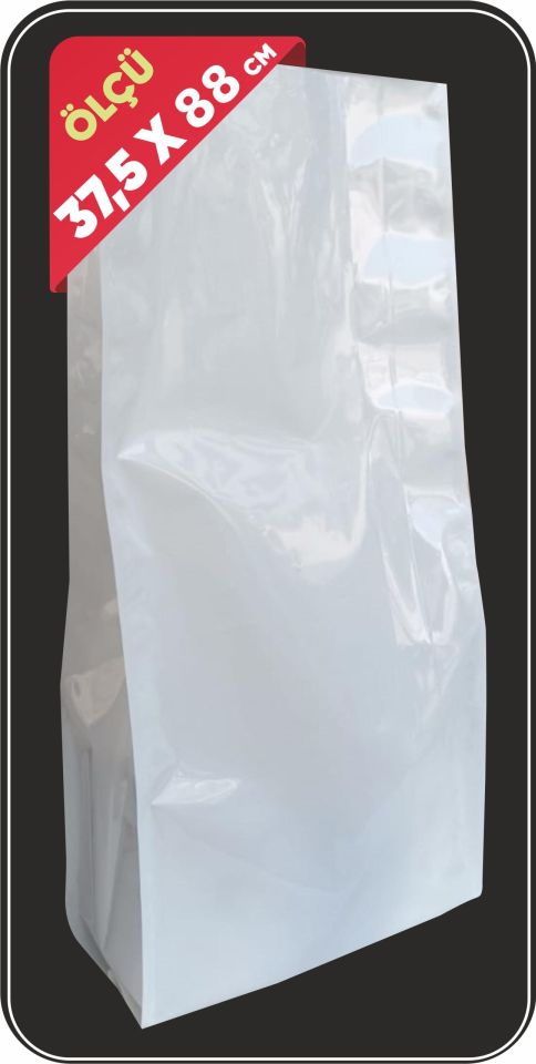 Beyaz Polietilen Ham Madde Torbası 150 - 37.5x88cm