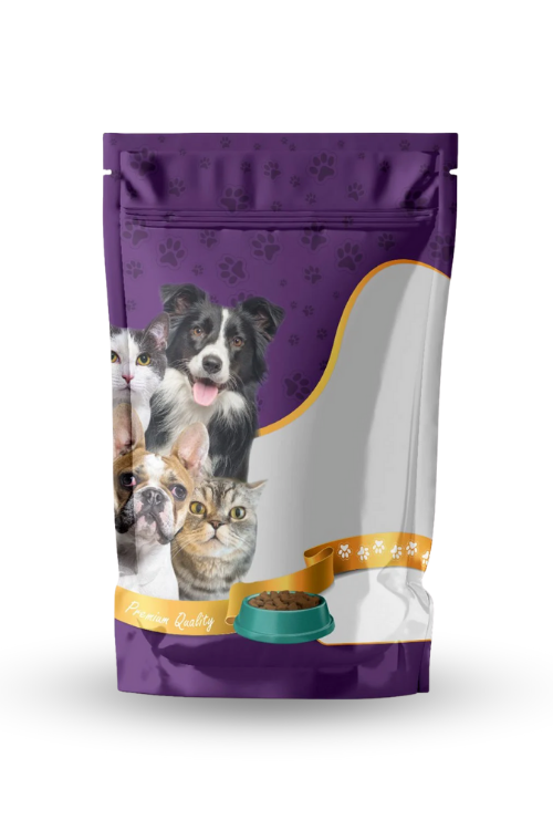 Petshop Baskılı Pencereli Kilitli Doypack 100 - 22x33+6cm