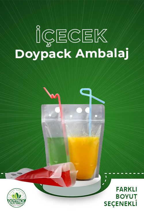 İçecek Doypack Ambalaj 50 - 13x22.5cm