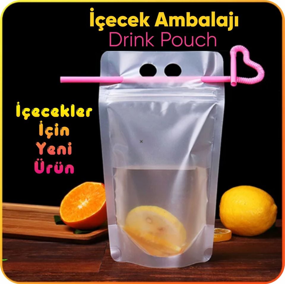 İçecek Doypack Ambalaj 50 - 13x22.5cm