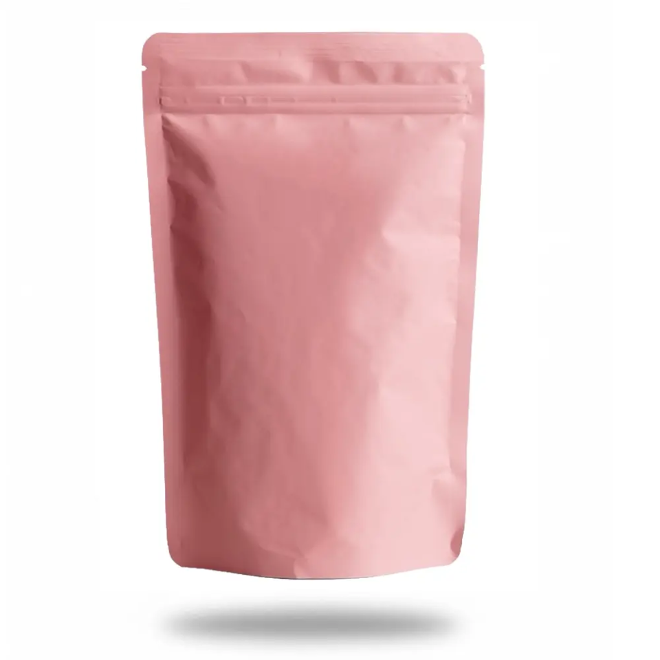 Pembe Alüminyum Kilitli Doypack 13x20cm - 1000