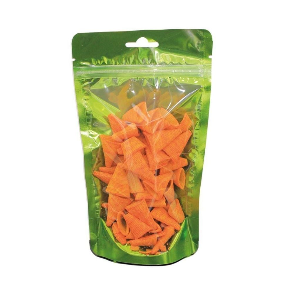 Yeşil Şeffaf Metalize Kilitli Doypack