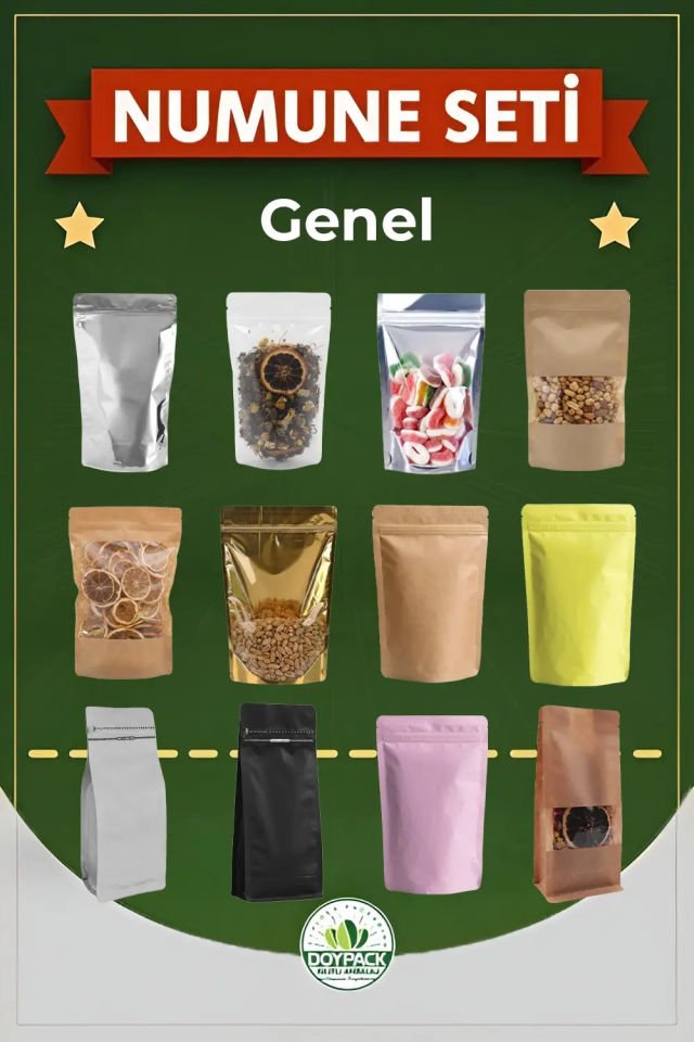Doypack Ambalaj Numune Seti