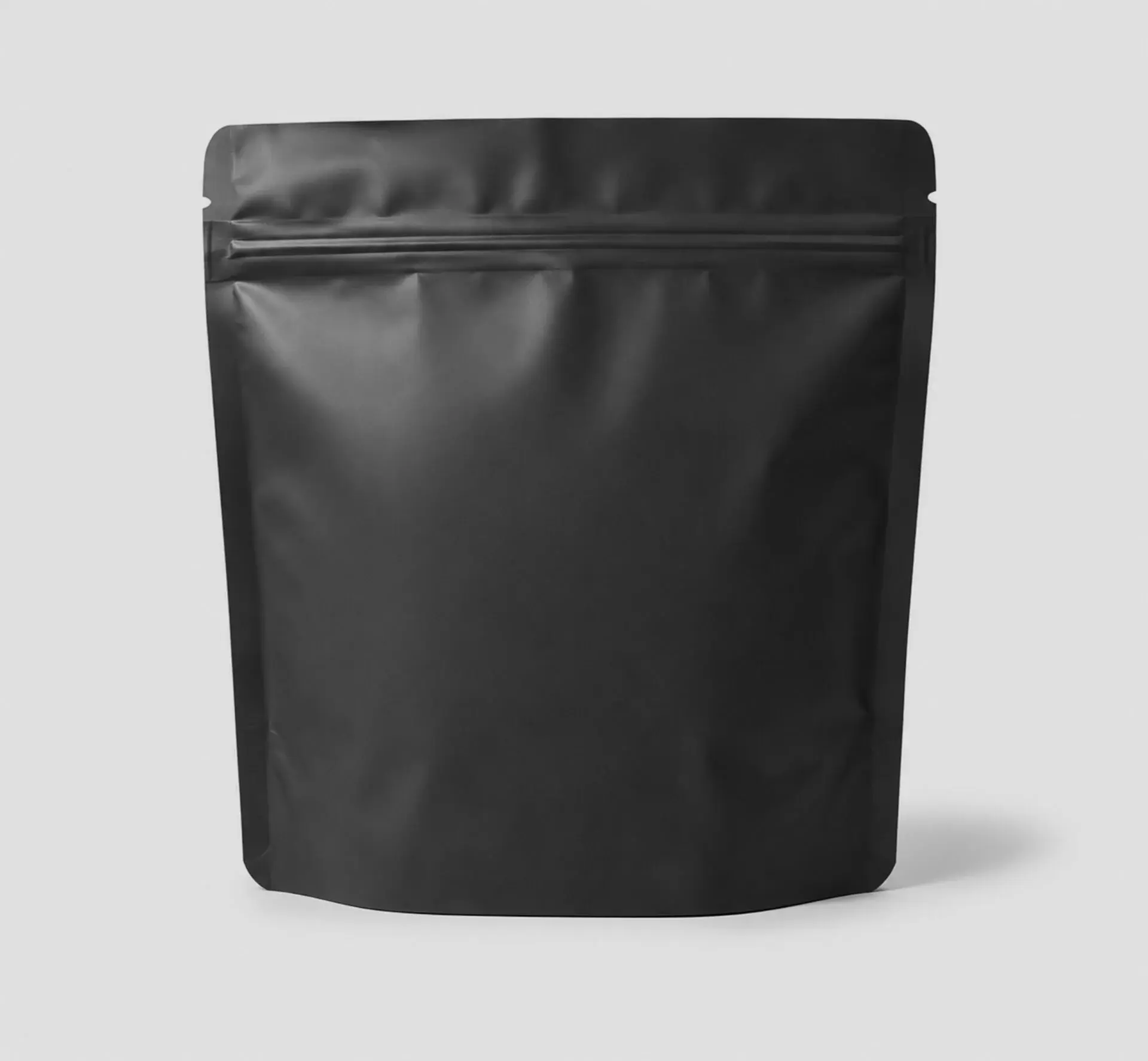 Siyah Mat Çanta Tipi Doypack 1180 - 18*20+4 250 GR