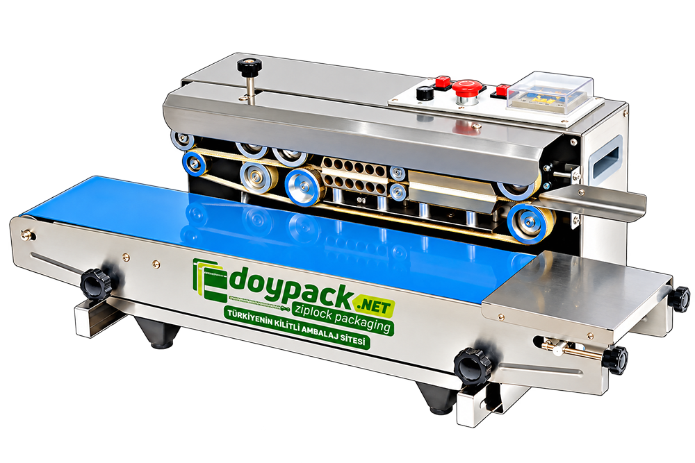 Yatay Konveyörlü Doypack Poşet Yapıştırma Makinesi
