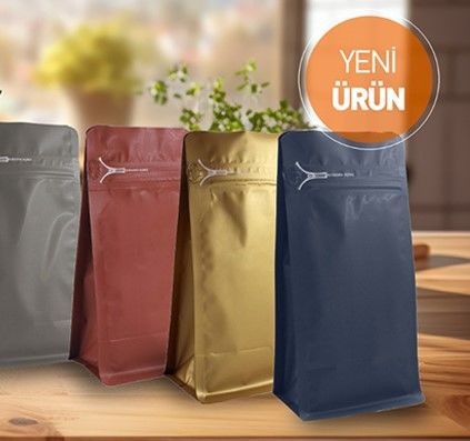 Mavi Kilitli Flat Bottom Buradan Açınız Torba 11x21+4 Cm 250 Gr 1000