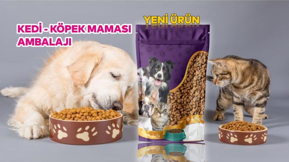 Petshop Baskılı Pencereli Kilitli Doypack 1000 - 22x33+6cm