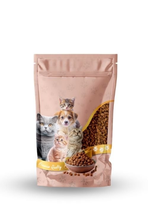 Petshop Baskılı Pencereli Kilitli Doypack 500 - 17.5x26+4.5cm