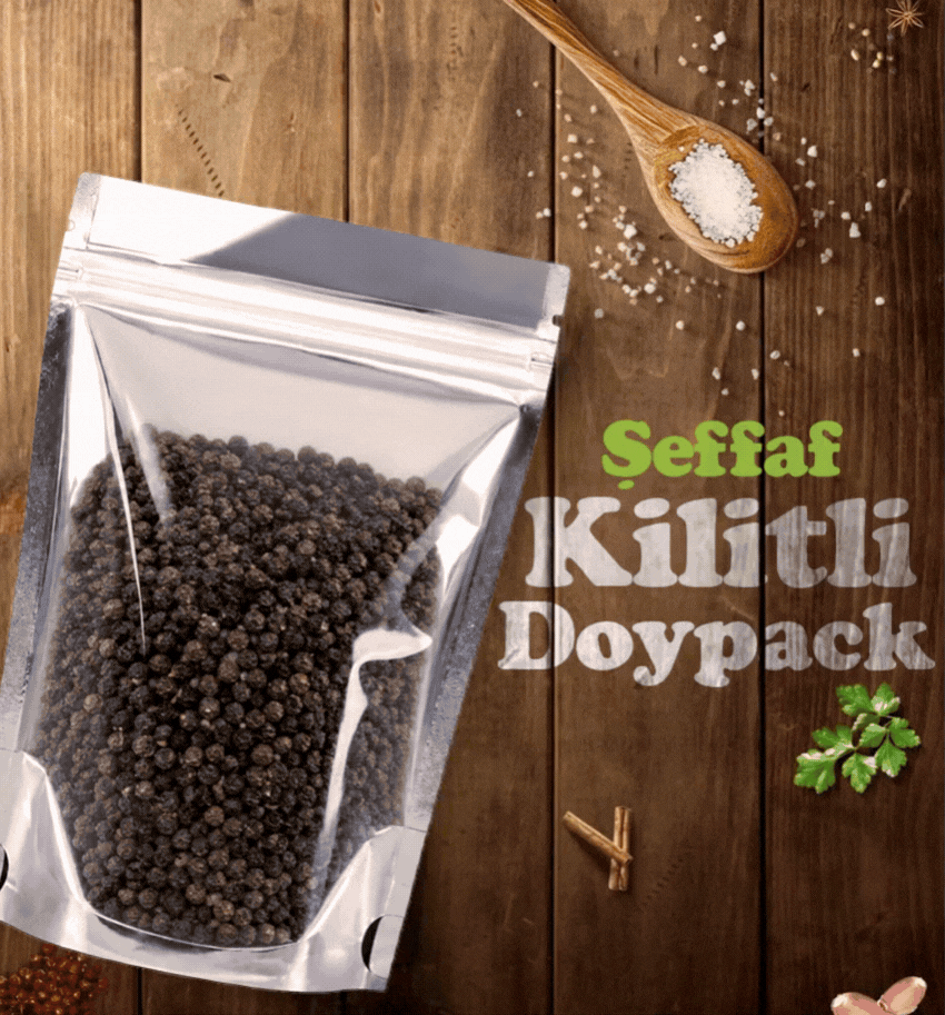 Şeffaf Kilitli Doypack